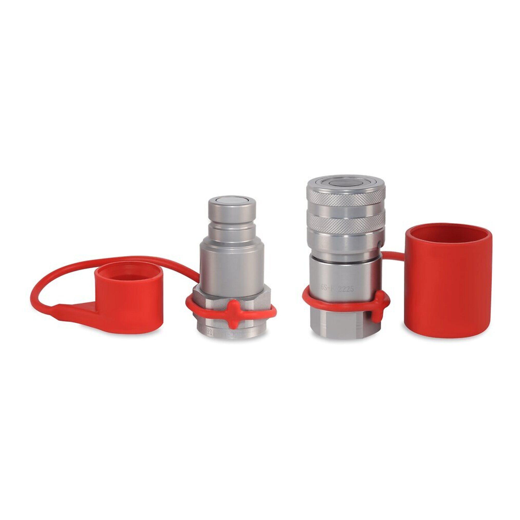 Magister 3/4? Flat Face Hydraulic Quick Couplers Set - 1? SAE Port